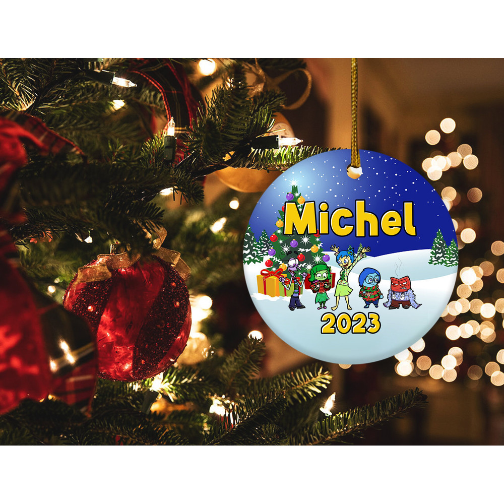Personalized Inside Out Ornament, Inside Out Christmas Ornament, Disney Inside Out 2023, Kid Christmas Ornament KBTC28 - 3.jpg