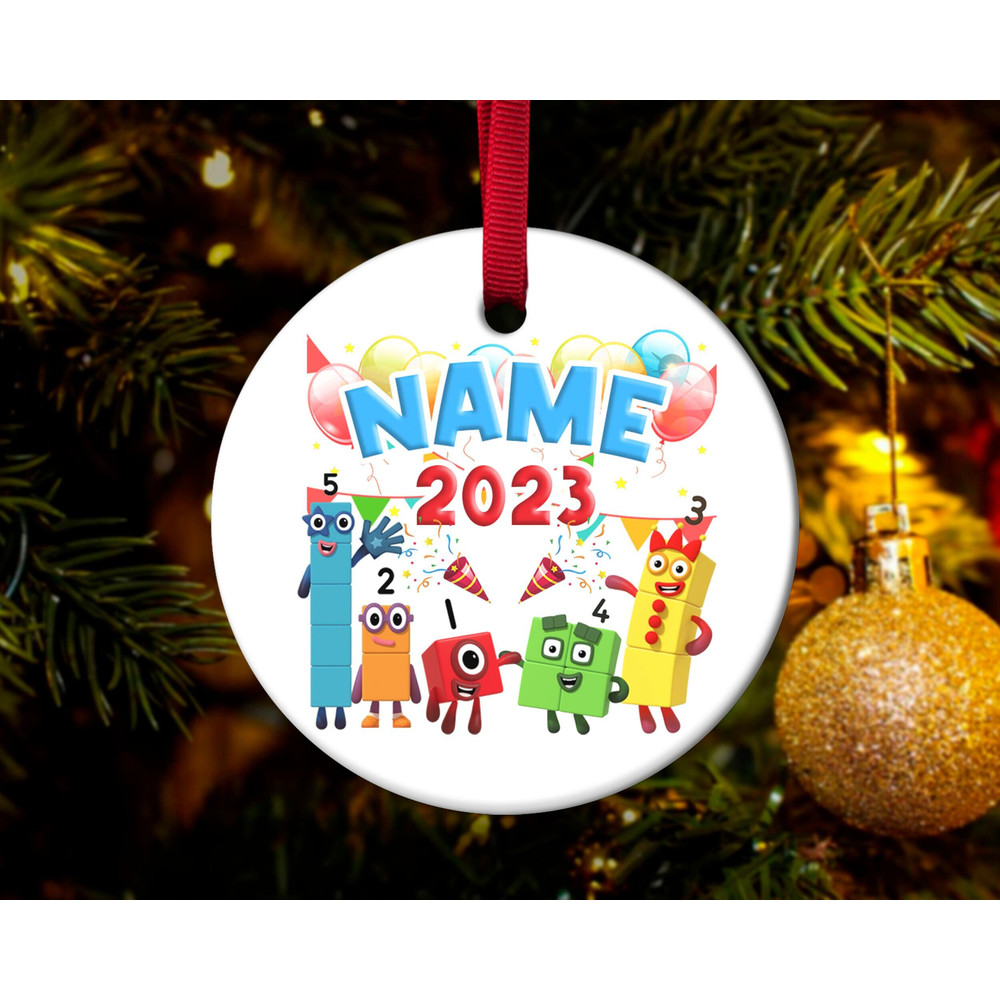 Personalized Numberblocks Ornament,Numberblocks Christmas Ornament,Number Blocks Characters Ornament,Kids Ornament H-28122253 - 1.jpg