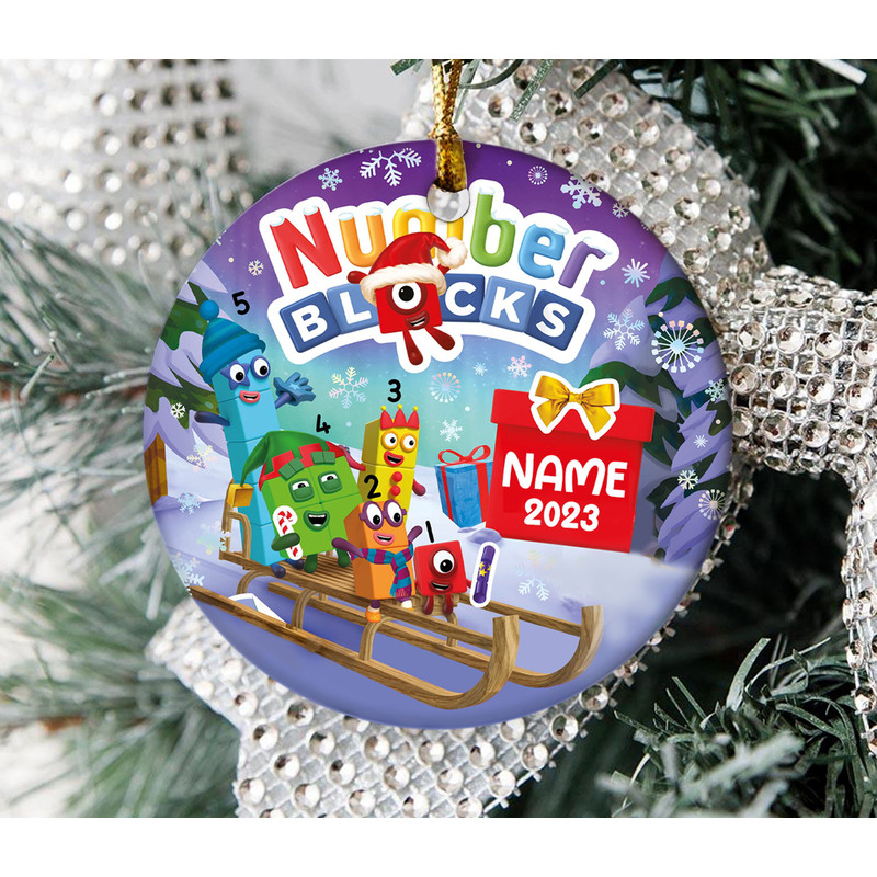Personalized Numberblocks OrnamentNumberblocks Christmas OrnamentNumberblocks PartyNumber Blocks Characters OrnamentKids Ornament OFXQ45 - 2.jpg