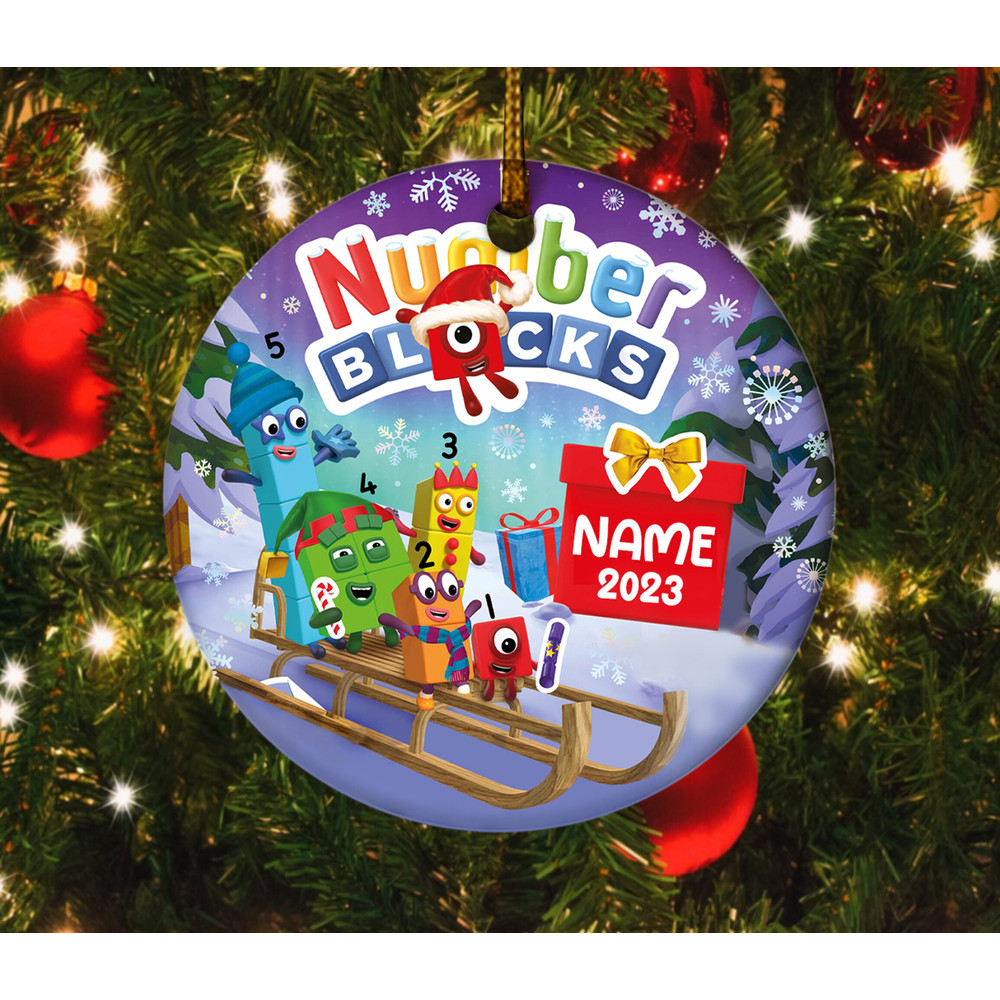 Personalized Numberblocks OrnamentNumberblocks Christmas OrnamentNumberblocks PartyNumber Blocks Characters OrnamentKids Ornament OFXQ45 - 3.jpg