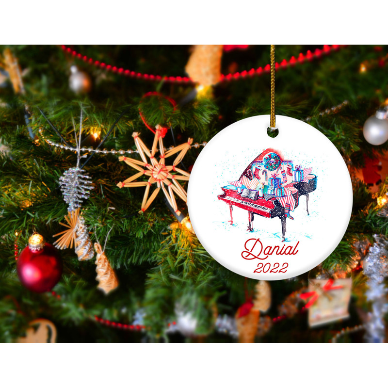 Personalized Piano Player Christmas Ornament,Musical Instrument Ornament,Piano Teacher Gift,Musician Christmas Gift,Piano Player Gift - 2.jpg