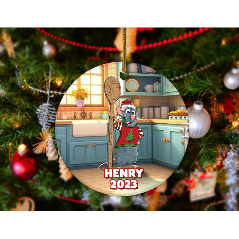 Personalized Ratatouille Ornament,Ratatouille Christmas Ornament,Ratatouille 2023 Gift,Cartoon Ornament Gift HAQF20 - 2.jpg