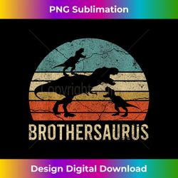 Funny Brother Dinosaur 3 Three kids Big Little Brothersaurus - Sleek Sublimation PNG Download - Reimagine Your Sublimation Pieces