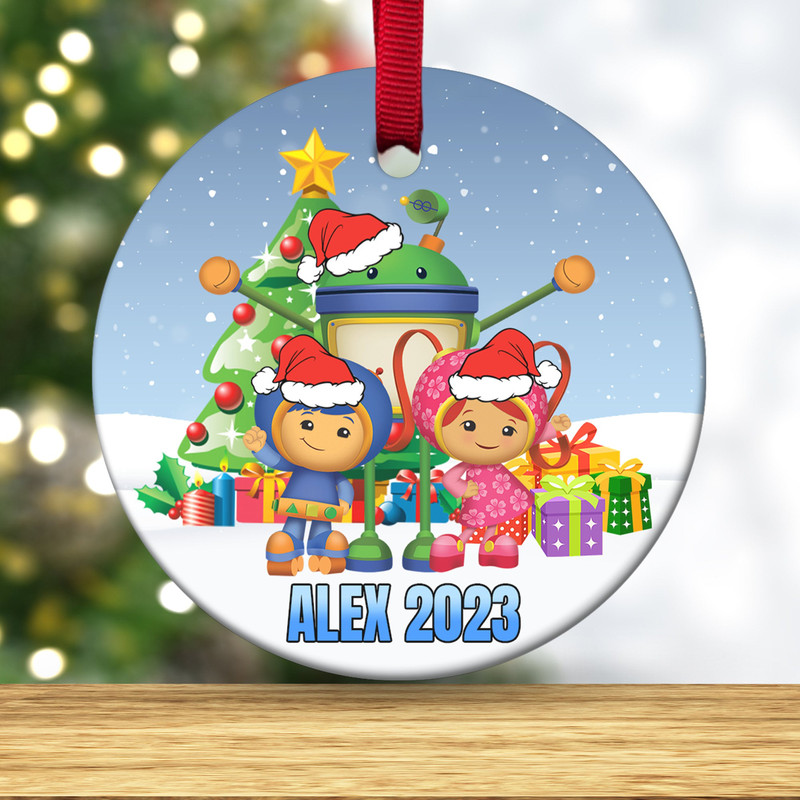Personalized Team Umizoomi Christmas Ornament, Team Umizoomi Family Ornament, Team Umizoomi Birthday Gift, Custom Christmas Ornament E1MW24 - 1.jpg