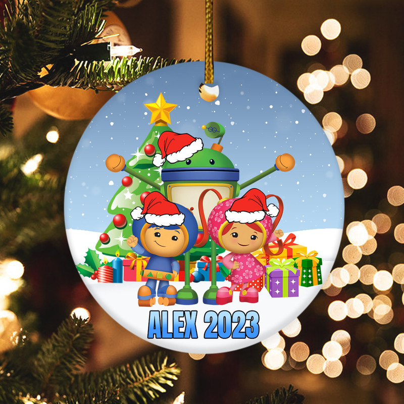 Personalized Team Umizoomi Christmas Ornament, Team Umizoomi Family Ornament, Team Umizoomi Birthday Gift, Custom Christmas Ornament E1MW24 - 2.jpg