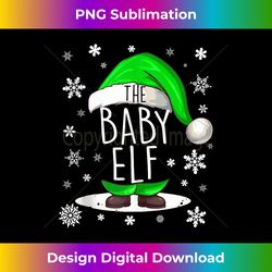 Baby Elf Group Matching Family Outfit Xmas Joke Christmas Tank Top - Chic Sublimation Digital Download - Immerse in Creativity with Every Design
