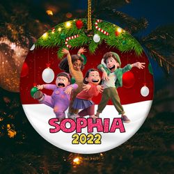 personalized turning red ornament, turning red ornament