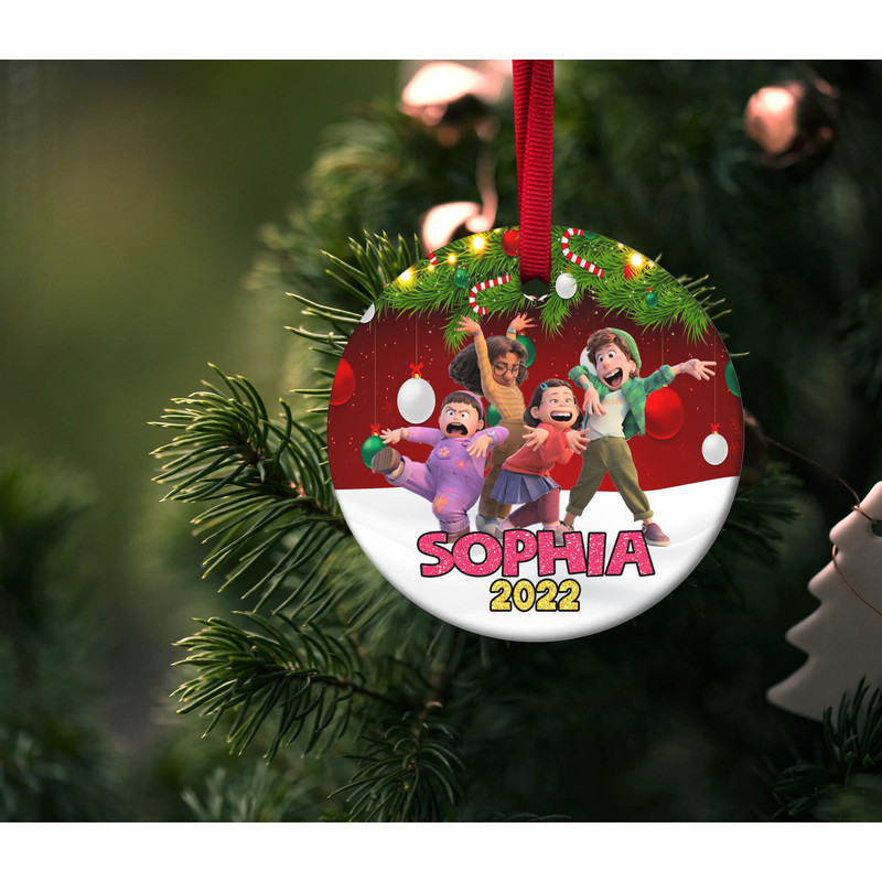 Personalized Turning Red Ornament,Turning Red Ornament,Turning Red Christmas Ornament,Christmas 2023 Ornament Gift, H-18112218 - 2.jpg
