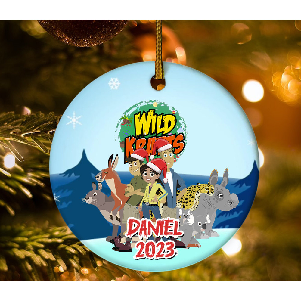 Personalized Wild Kratts 2023 Ornament, Custom Wild Kratts Kids Christmas Ornament, Baby's First Christmas Ornament, Xmas Ornament  E1MS11 - 2.jpg