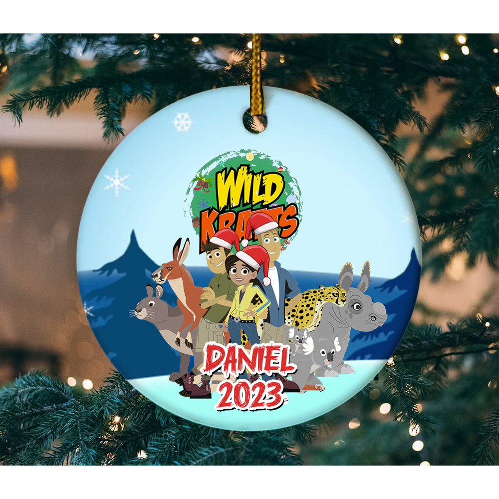 Personalized Wild Kratts 2023 Ornament, Custom Wild Kratts Kids Christmas Ornament, Baby's First Christmas Ornament, Xmas Ornament  E1MS11 - 3.jpg