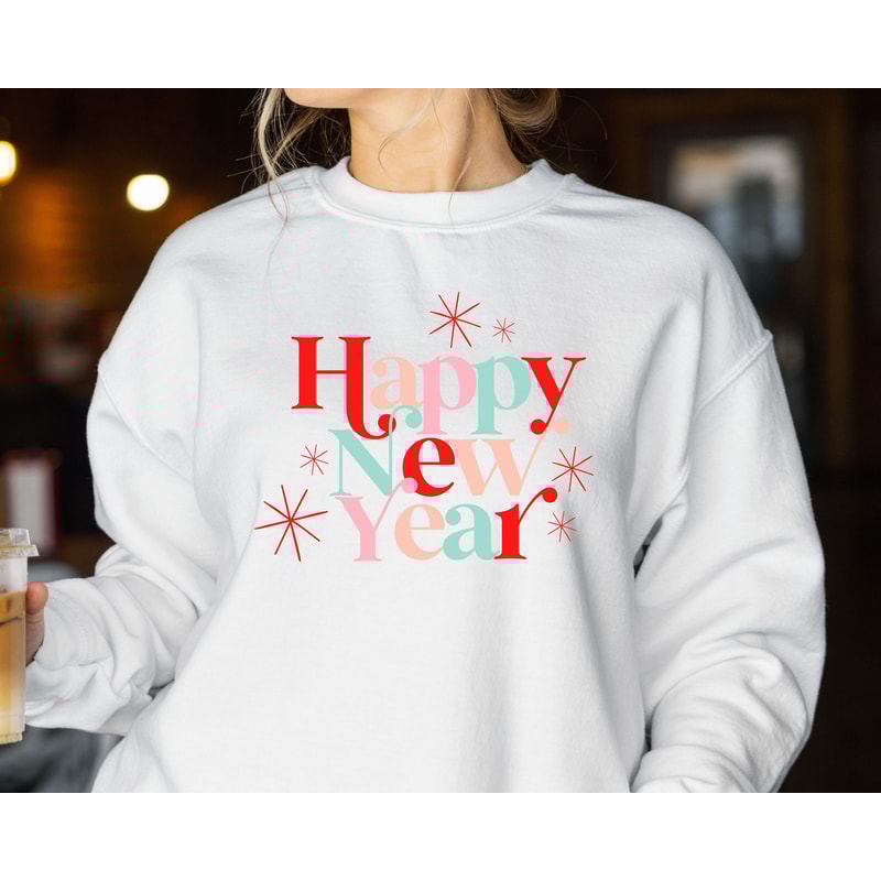 2023 Happy New Year Sweater, Cheers To The New Year Sweatshirt, Happy New Year Gift, New Years Hoodie, 2023 Christmas, Happy New Year Hoodie.jpg