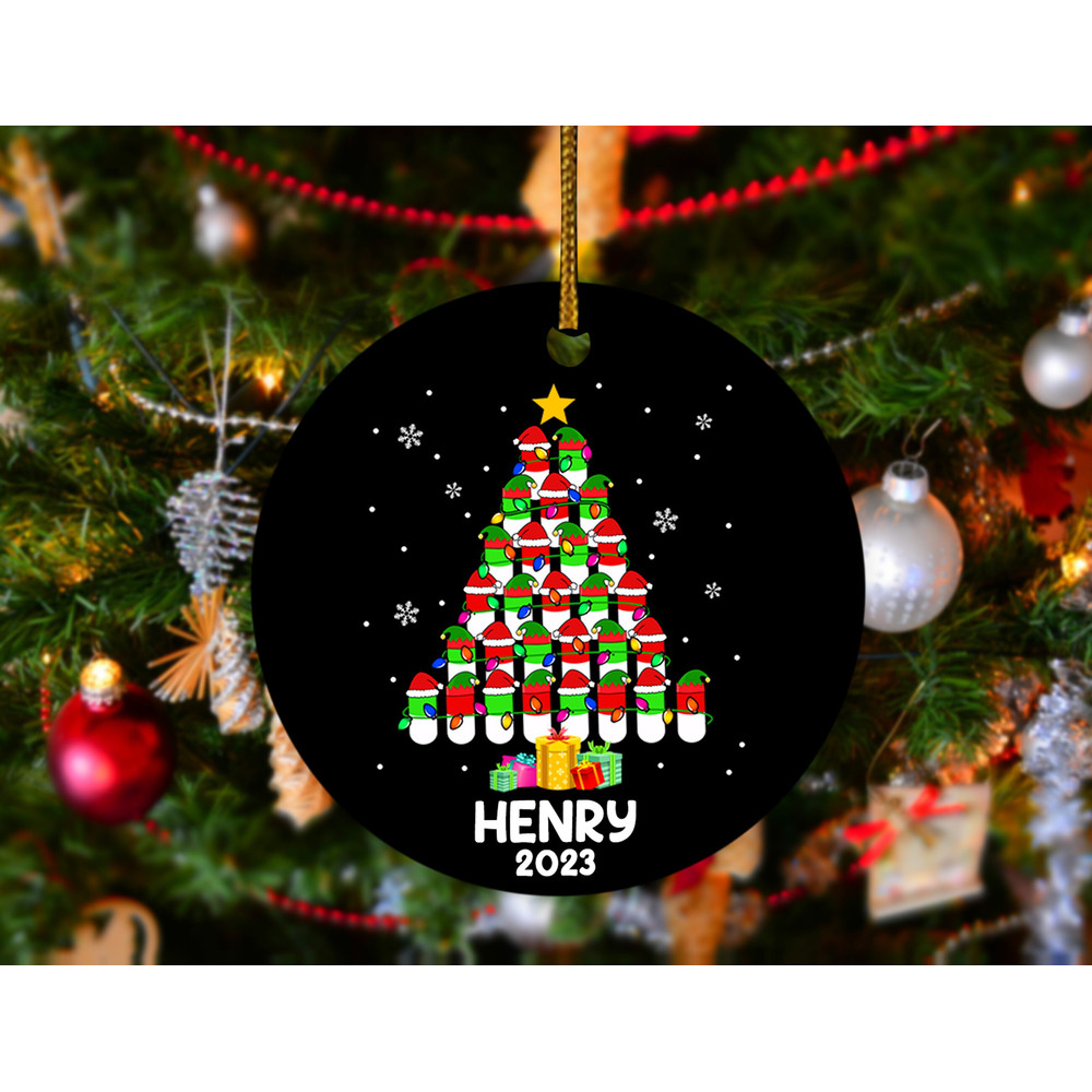 Pharmacy Christmas Ornament 2023,Christmas Pharmacy Tech Ornament,Custom Pharmacist Christmas Gift,Christmas Ornament HAQY01 - 2.jpg