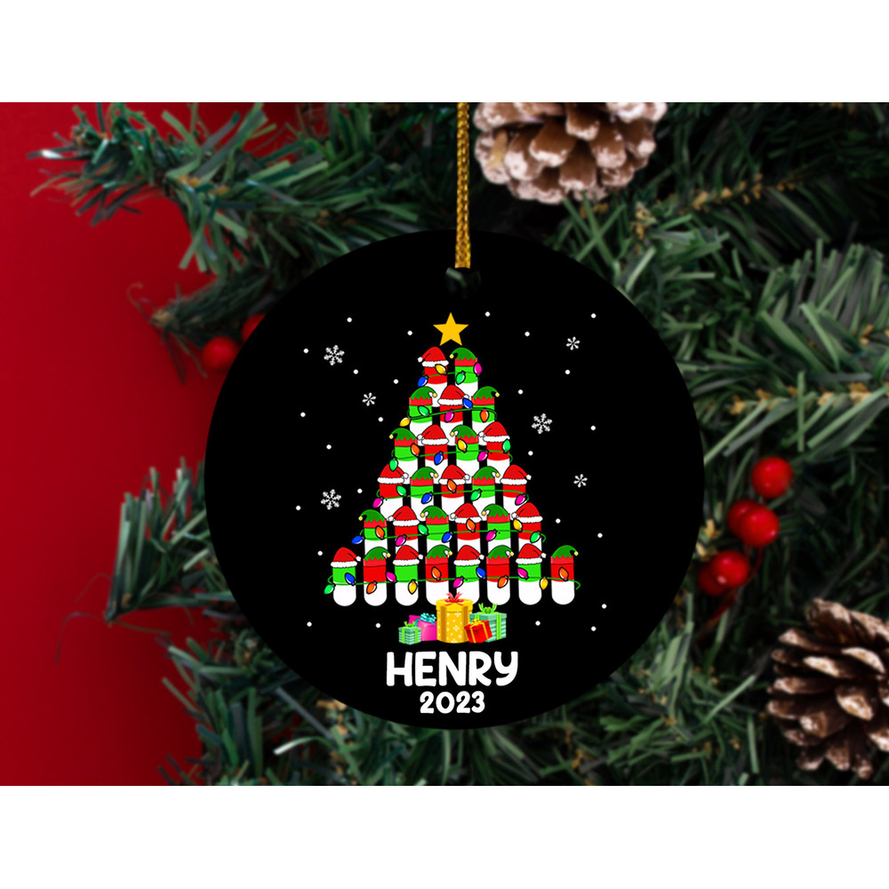 Pharmacy Christmas Ornament 2023,Christmas Pharmacy Tech Ornament,Custom Pharmacist Christmas Gift,Christmas Ornament HAQY01 - 3.jpg