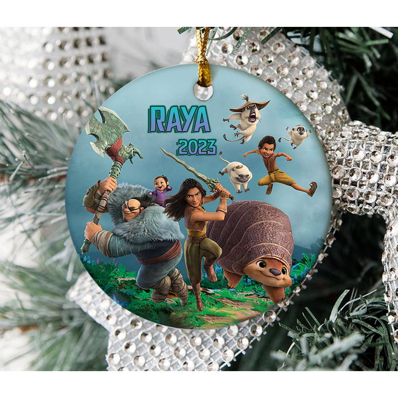 Raya and The Last Dragon Ornament, Raya And The Last Dragon, Princess Raya Ornament, 2023 Ornaments, Personalized Christmas Ornament OFXF23 - 2.jpg