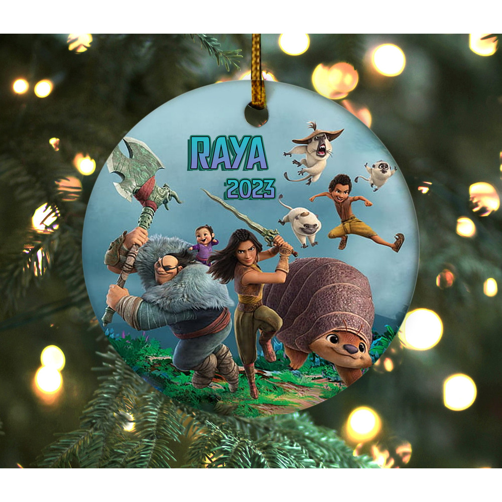 Raya and The Last Dragon Ornament, Raya And The Last Dragon, Princess Raya Ornament, 2023 Ornaments, Personalized Christmas Ornament OFXF23 - 1.jpg