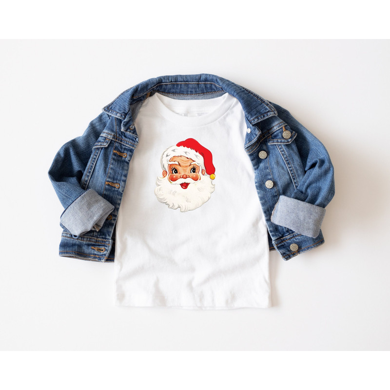 Christmas Santa Toddler Shirt, Santa Claus Baby Shirt, Cute Christmas Baby Bodysuit, Retro Santa Baby Gift, Shirt Boy.jpg