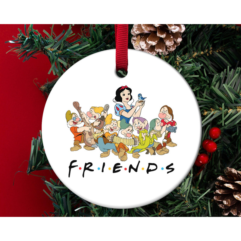 Snow White and the Seven Dwarfs Christmas Ornament,Seven Dwarfs Ornament,Disney vacation Gift,Xmas Disney Gift,Gift For Kids, H-03122206 - 1.jpg