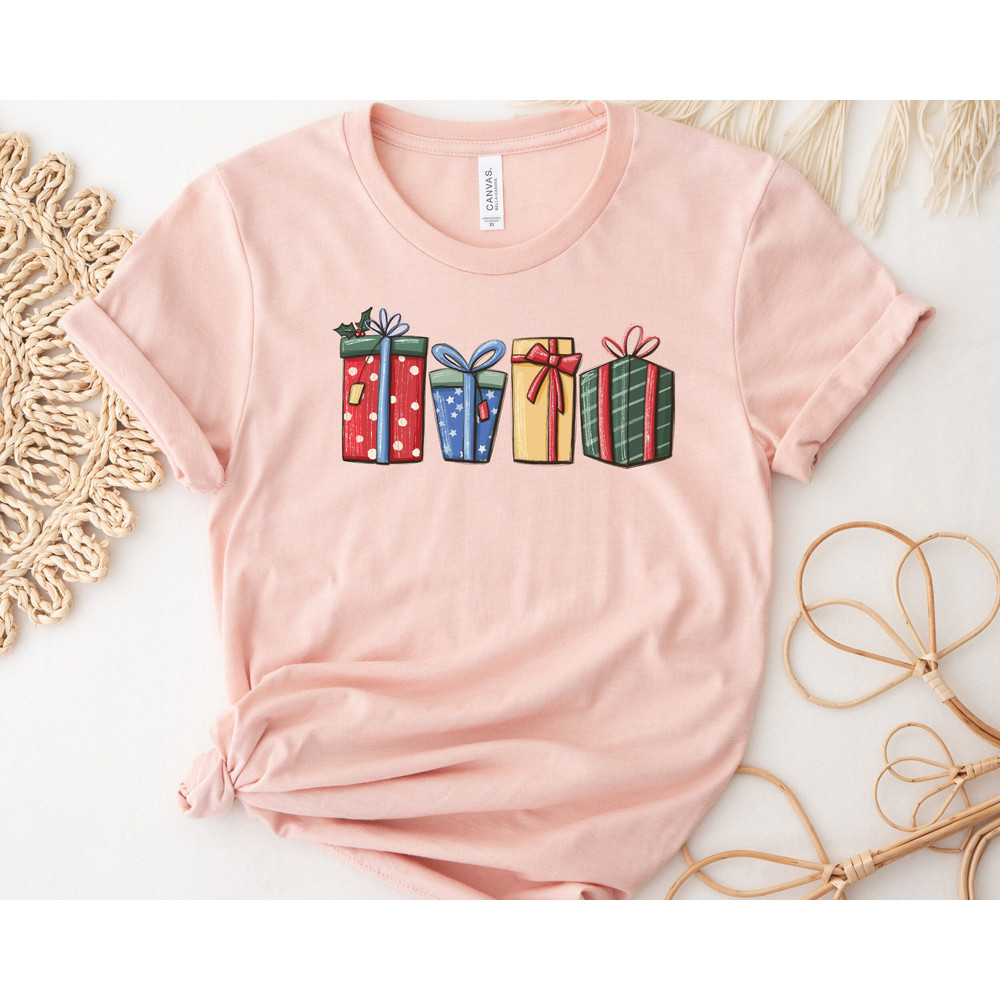 Christmas Shirt, Christmas Gift Wrap Shirt, Christmas Gift Shirt, Holiday Shirt for Women, Winter Shirt, Funny Gift, Xmas Shirt,Holiday Gift.jpg
