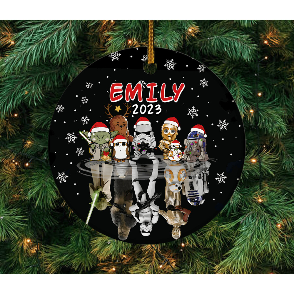 Star Wars Christmas Ornament, Strom Trooper, Custom Ornament, Funny Ornament Christmas, 2023 Christmas,Starwars Gift, Baby Yoda E1M418 - 2.jpg