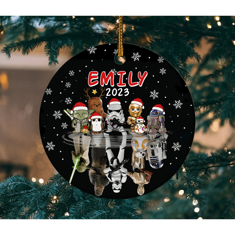 Star Wars Christmas Ornament, Strom Trooper, Custom Ornament, Funny Ornament Christmas, 2023 Christmas,Starwars Gift, Baby Yoda E1M418 - 3.jpg