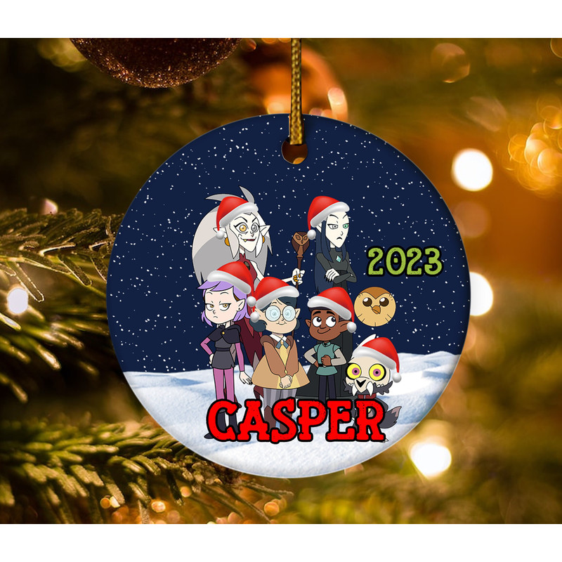 The Owl House Characters Christmas Ornament, Personalized The Owl House, Cute The Owl House Ornaments, The Owl House Ornaments Gift E1MB20 - 1.jpg