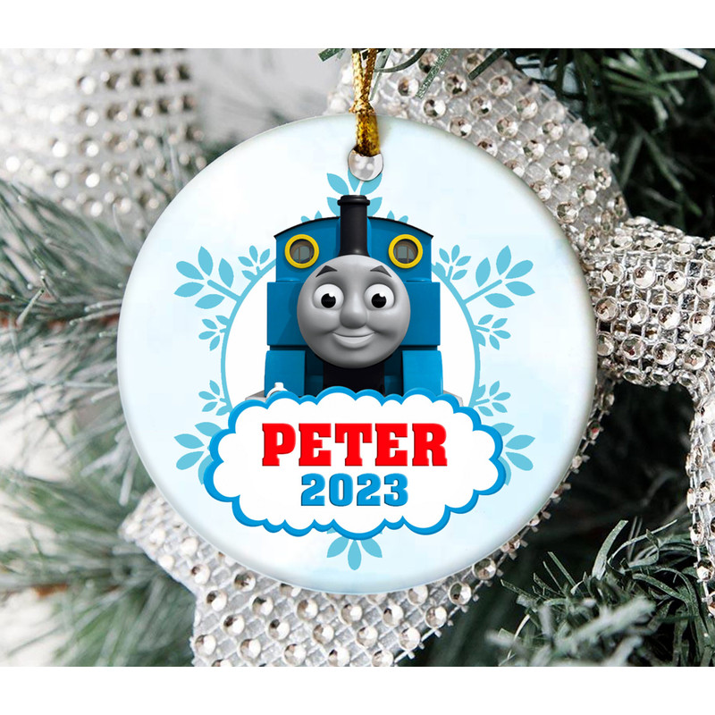 Thomas Train OrnamentThomas Train Christmas Ornament2023 Christmas OrnamentOrnamentPersonalized OrnamentThomas Train Birthday OFW116 - 2.jpg