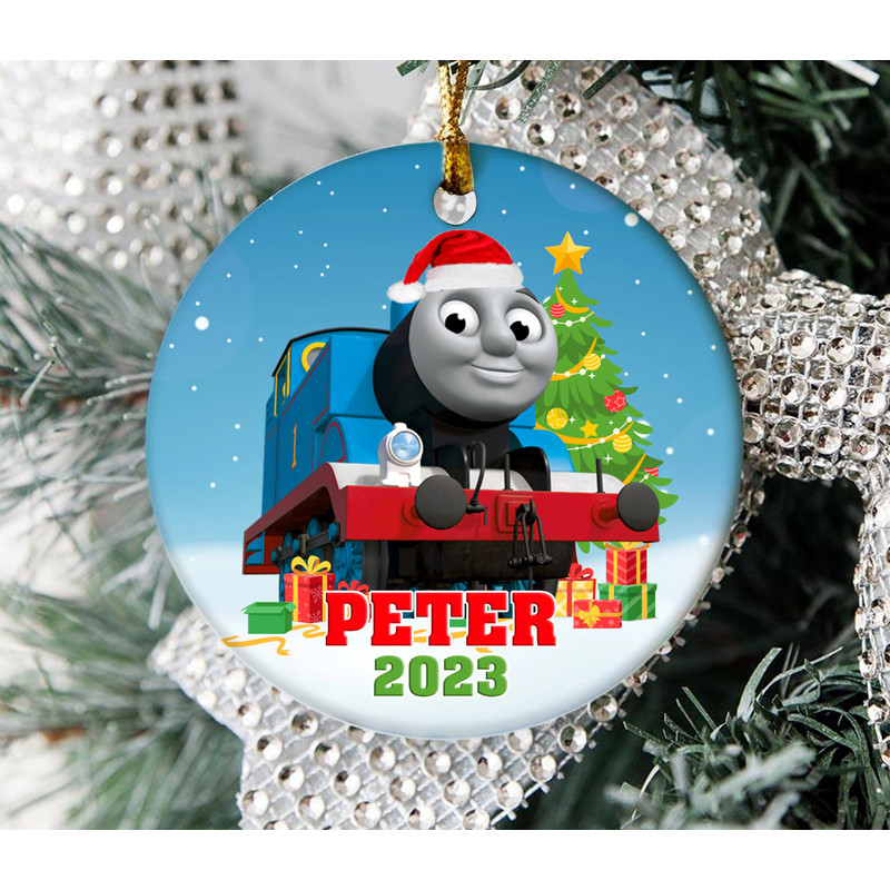 Thomas Train OrnamentThomas Train Christmas Ornament2023 Christmas OrnamentOrnamentPersonalized OrnamentThomas Train Birthday OFW117 - 2.jpg
