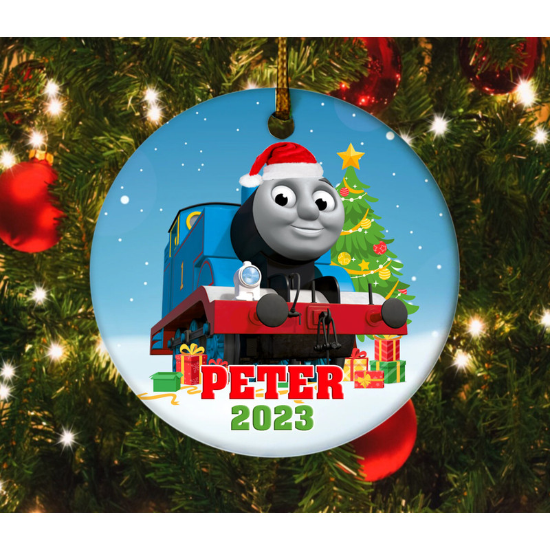 Thomas Train OrnamentThomas Train Christmas Ornament2023 Christmas OrnamentOrnamentPersonalized OrnamentThomas Train Birthday OFW117 - 3.jpg
