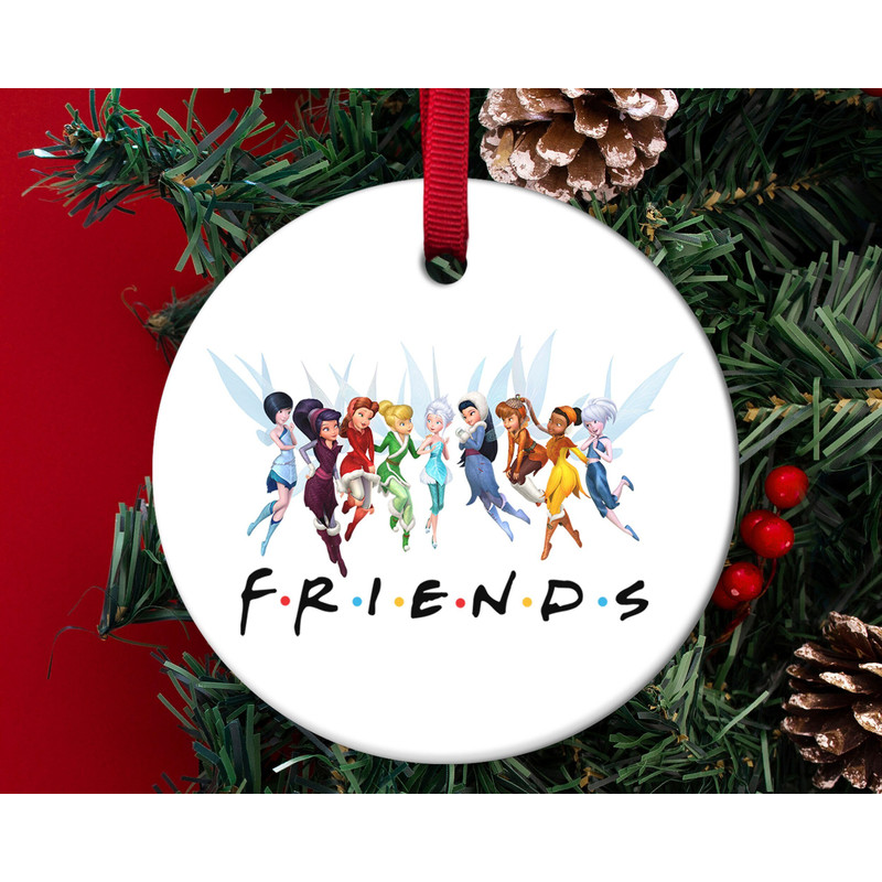 Tinkerbell Friends Christmas Ornament,Disney Friends Ornament,Disney vacation Gift,Xmas Disney Gift,Gift For Kids,Disney Trip, H-03122207 - 1.jpg