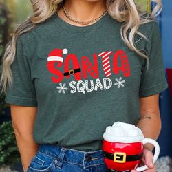 christmas shirt, santa squad shirt, christmas squad shirt, christmas gift, family matching christmas shirt, holiday gift