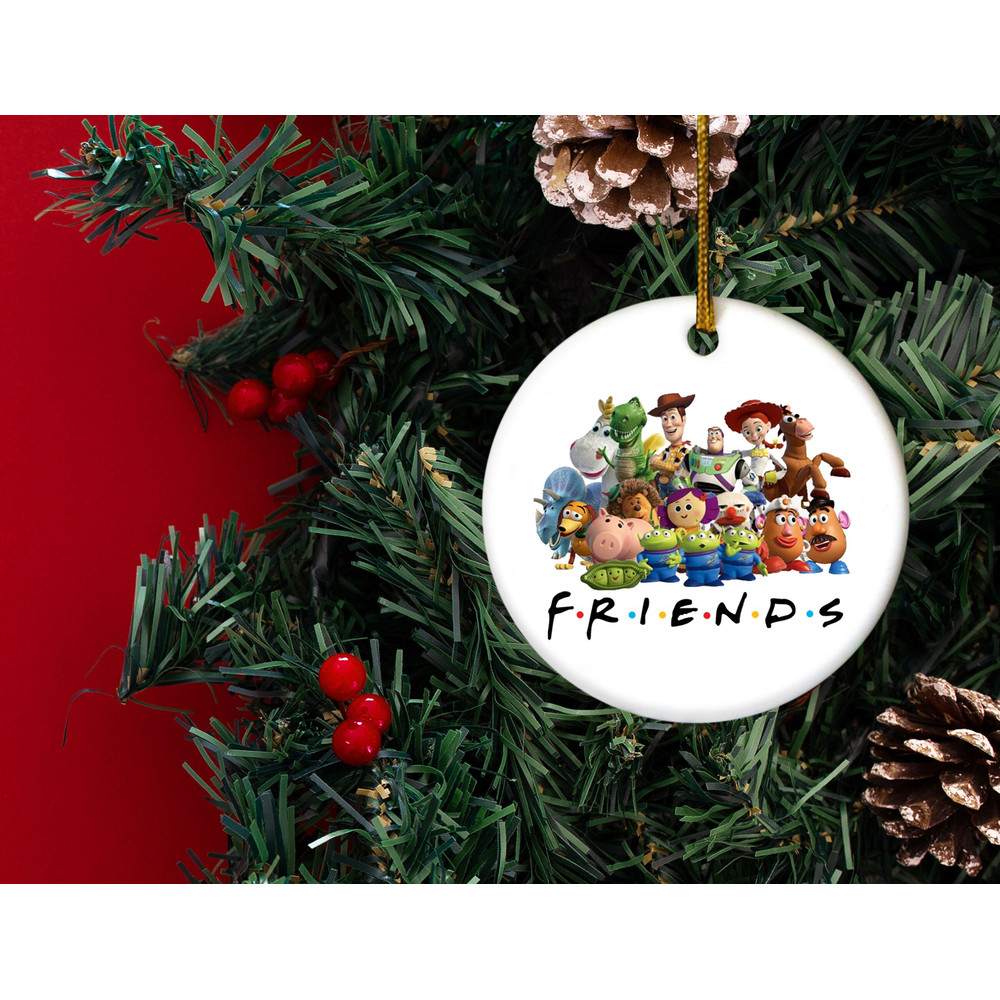 Toy Story Friends Christmas Ornament,Disney Friends Ornament,Disney vacation Gift,Xmas Disney Gift,Sheriff Woody,Buzz Lightyear, H-03122208 - 2.jpg