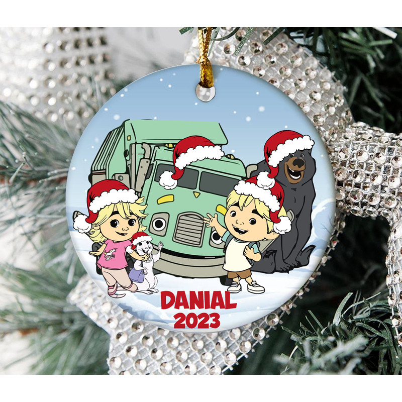 Trash Truck OrnamentTrash Truck Christmas OrnamentTrash Truck BirthdayTrash Truck GiftsPersonalized Christmas Ornament OFWJ38 - 2.jpg