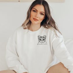 frenchie mama pocket sweatshirt, french bulldog mama shirt, bulldog mom, frenchie mom, dog mom shirt, dog lover shirt, d