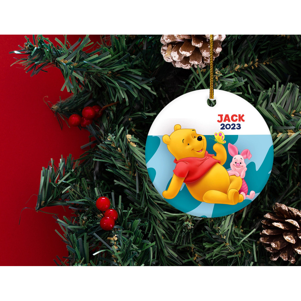 Winnie the pooh Christmas Ornament,Christmas Ornament,Disney Kids Christmas Ornament,Personalized ornament HAPS27 - 2.jpg
