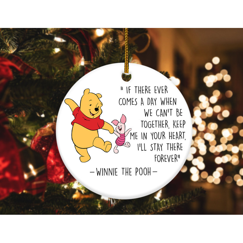 Winnie The Pooh Ornament,Pooh Christmas Ornament,Piglet Ornament,Pooh Bear Ornament 2023,Xmas Gift,  HAQY09 - 1.jpg