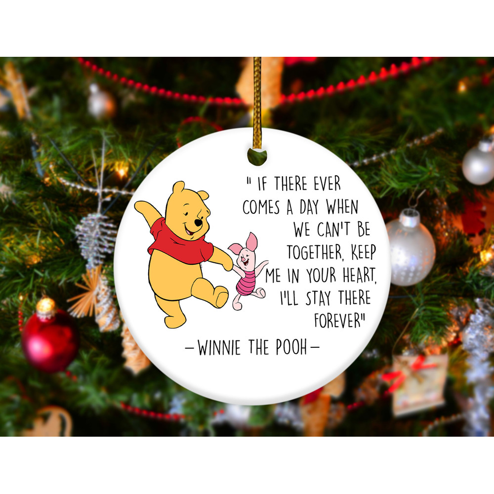Winnie The Pooh Ornament,Pooh Christmas Ornament,Piglet Ornament,Pooh Bear Ornament 2023,Xmas Gift,  HAQY09 - 2.jpg