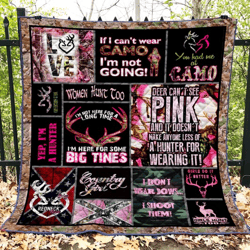 hunting love fleece blanket | adult 60&21580 inch | youth 45&21560 inch | colorful | bk3639