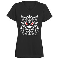 agr your nightmare is here gengar pokemon ladies&8217 wicking t-shirt