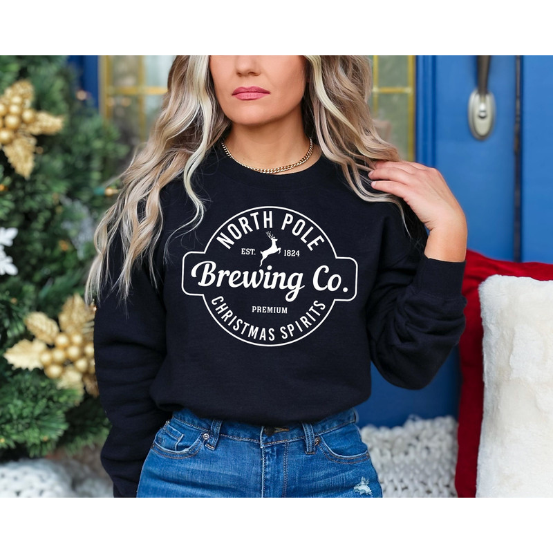 Christmas Sweatshirt, North Pole Brewing Co Sweatshirt, Premium Christmas Spirit, Brewing Co Sweater, North Pole Sweater, Brewing Co Hodie.jpg