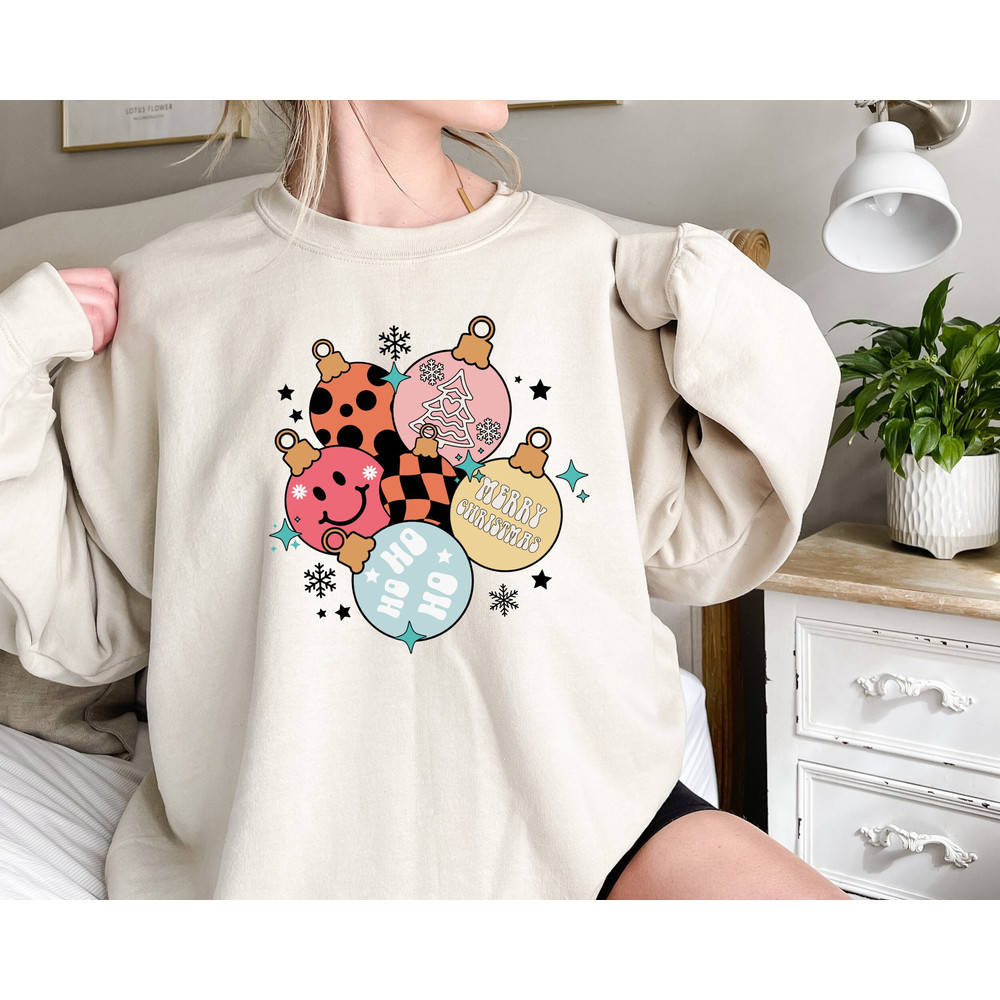Christmas Sweatshirt, Retro Christmas Sweatshirt, Merry Christmas Shirts for Women, Christmas Lights, Holiday Sweatshirt, Winter Sweatshirt.jpg