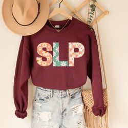 speech therapist sweatshirt, slp sweatshirt, slp shirt, speech language pathologist sweatshirt, slp gift, gift for slp,