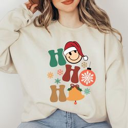ho ho ho sweatshirt, christmas sweatshirt, holiday sweater, ho ho ho christmas shirt, family christmas gift, santa ho ho