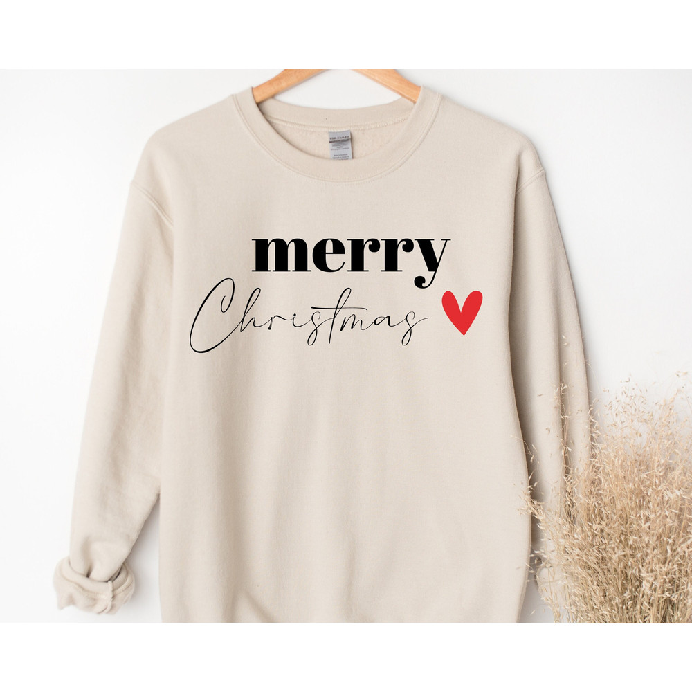 Merry Christmas, Christmas Sweatshirt, Love Christmas Sweater, Funny Christmas Sweatshirt or Hoodie, For Women Lover Sweater, Holiday Gift.jpg