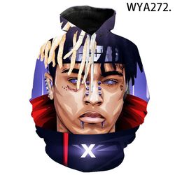 music xxxtentacion hoodie sweatshirt &8211 hooded rap personality jacket