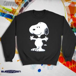 the peanut gang happy snoopy women&8217s sweatshirt