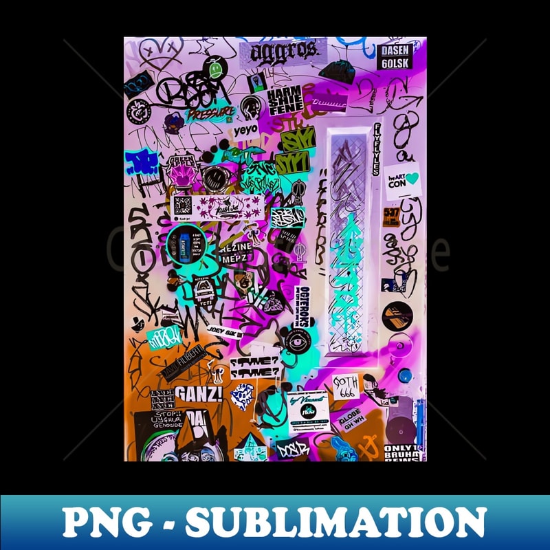 Street Graffiti Art Sticker Style Design - Unique Sublimatio | Inspire ...