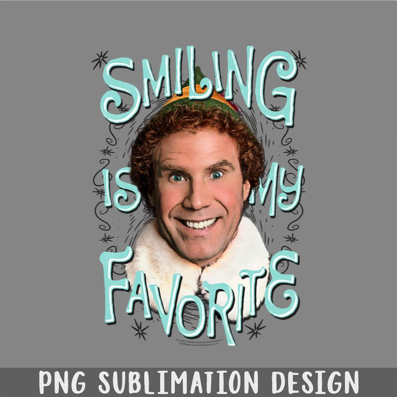 DM241123831-Smiling is my Favorite Buddy the Elf PNG, Christmas PNG.jpg