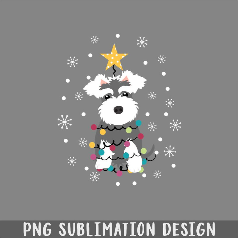 DM241123794-Salt and Pepper Miniature Schnauzer Christmas Tree PNG, Christmas PNG.jpg