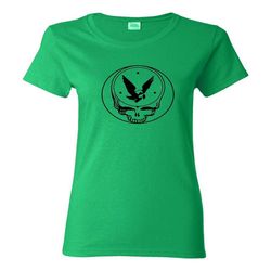 grateful birds ladies missy-fit t-shirt