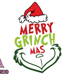 Grinch Christmas SVG, christmas svg, grinch svg, grinchy green svg, funny grinch svg, cute grinch svg, santa hat svg 156